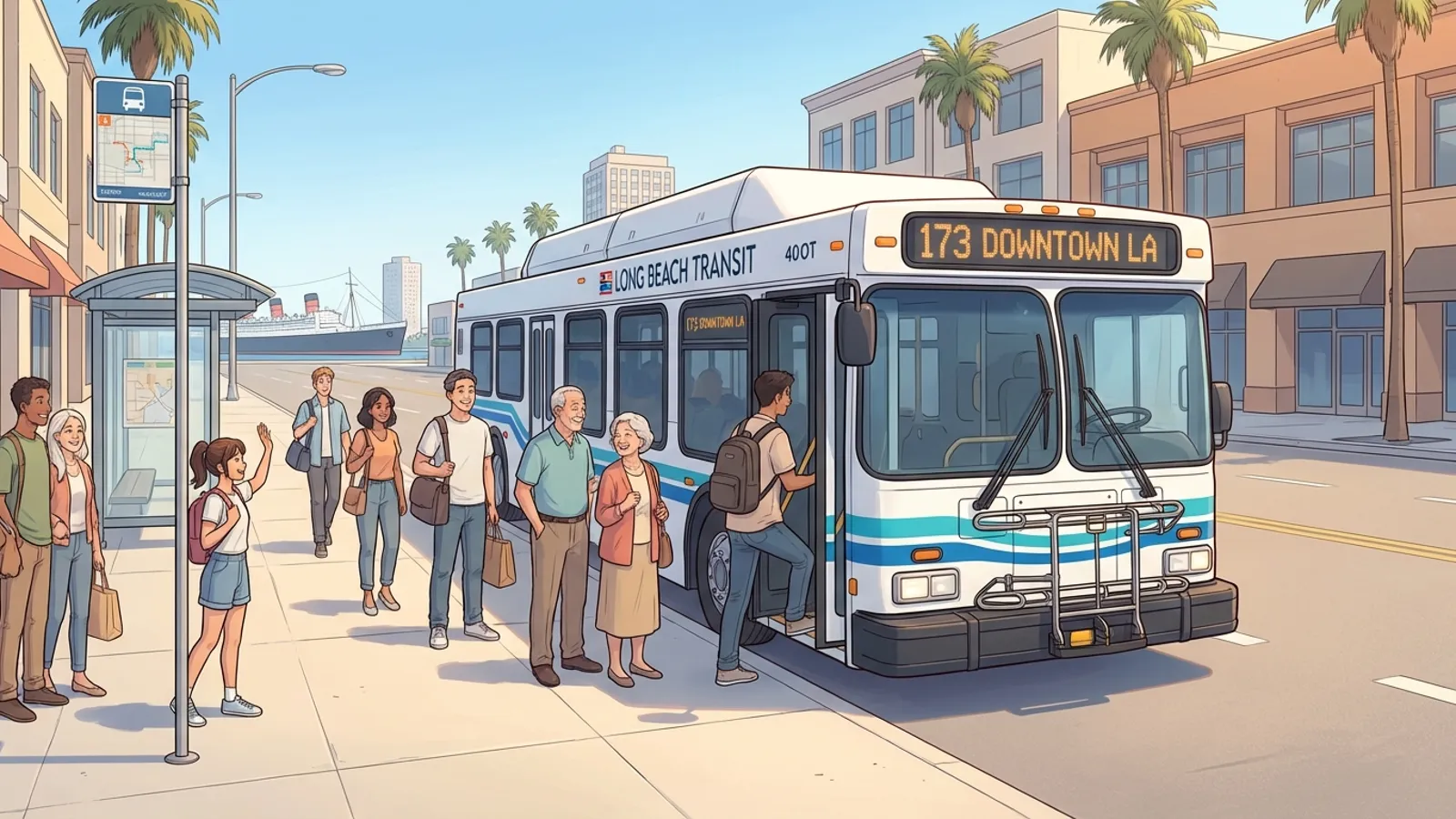 Long Beach Adapts Transit During Construction
