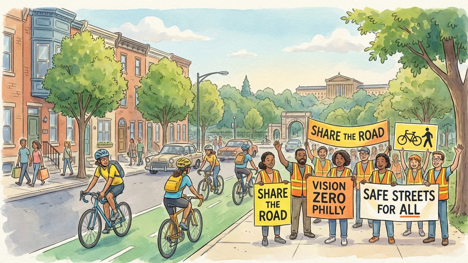 Philadelphia Advocates Push for Safer Park Streets