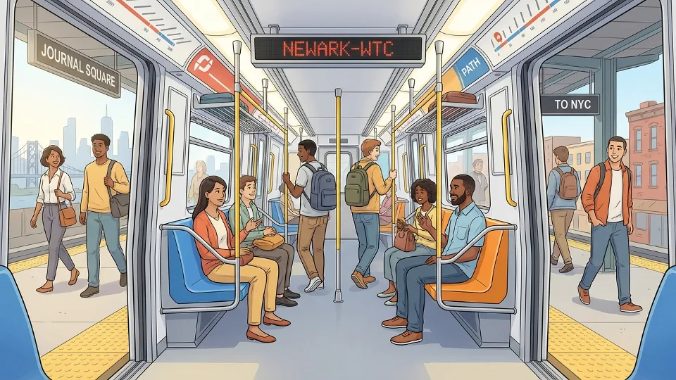 NYC PATH Riders Help Keep Trains Moving