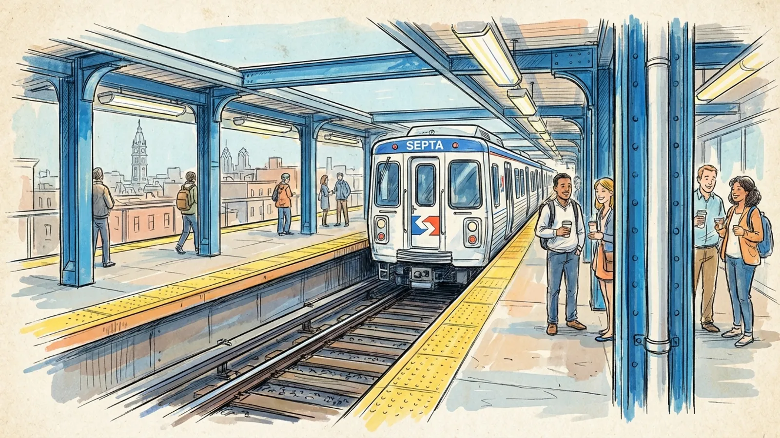 Philadelphia Rider Saves Woman From SEPTA Tracks