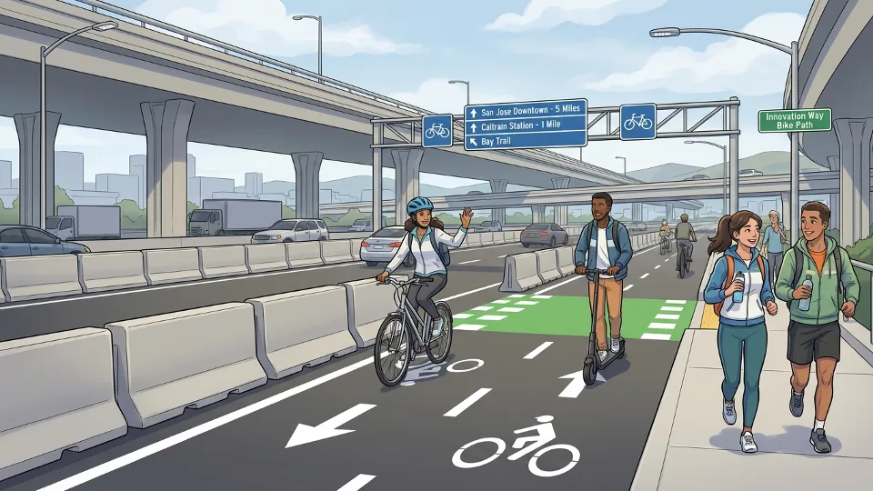 SF Plans Safer Bike Lanes at Alemany Interchange