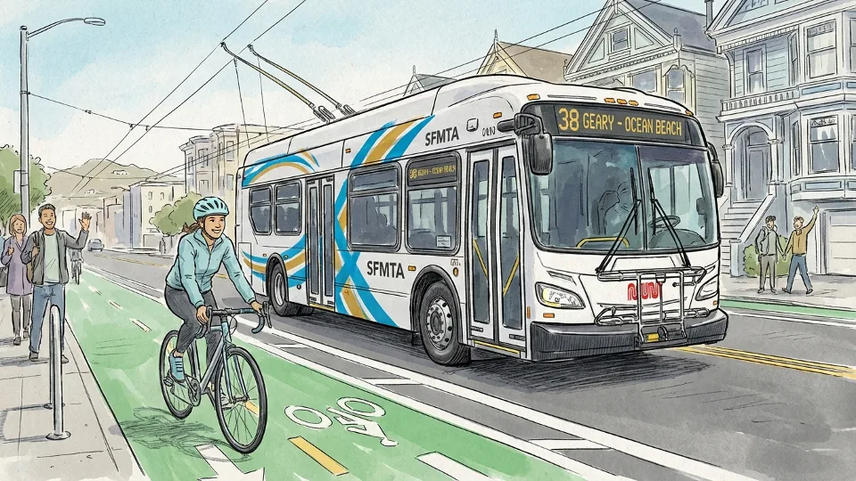 SF Adds Protected Bike Lanes to Alemany Boulevard