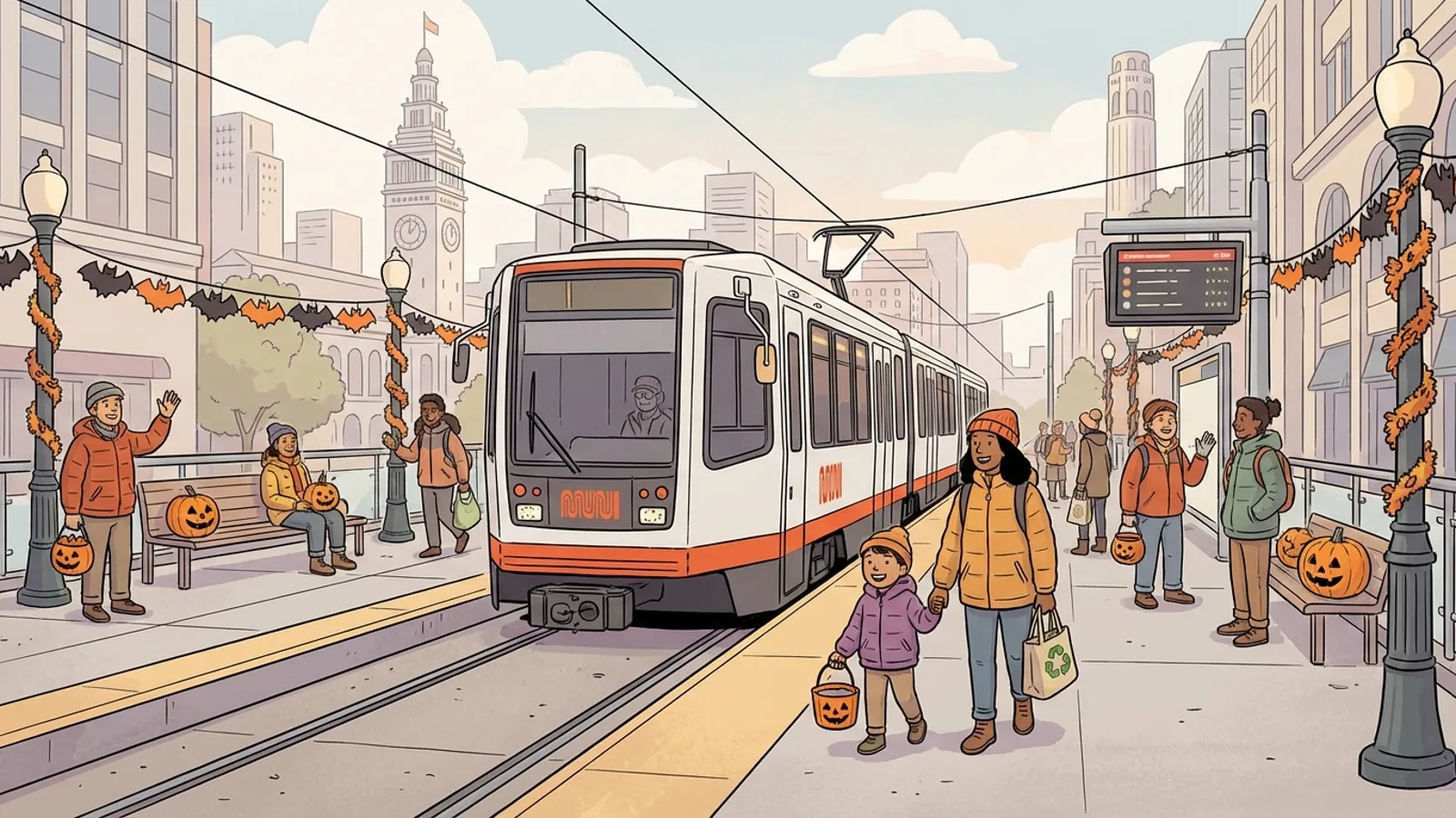 SF Muni Offers Halloween Transit Access Across City