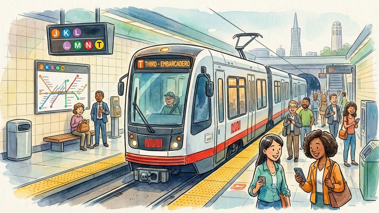 SF Transit Advisory: Riders Adapt with Real-Time Tools