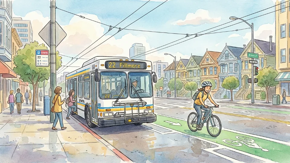 SF Adds Protected Bike Lanes to Anza Street