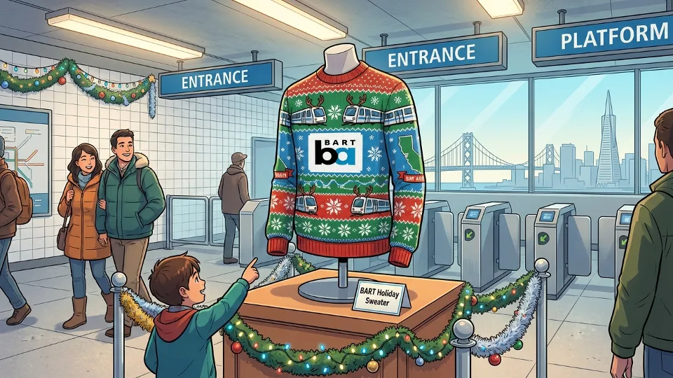 SF BART Brings Back Holiday Sweaters for 2025