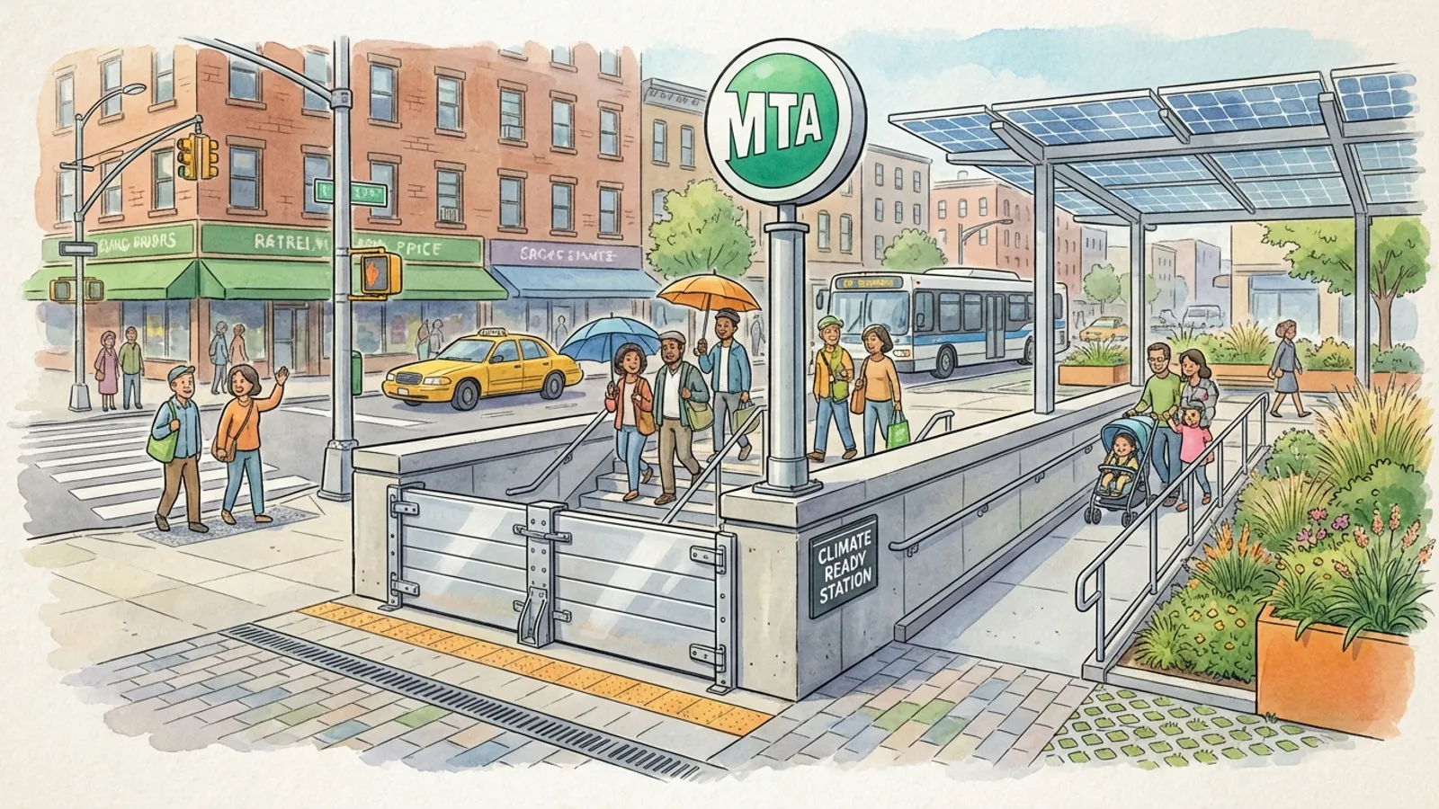 NYC Transit Adapts Climate Plan for Safer Rides