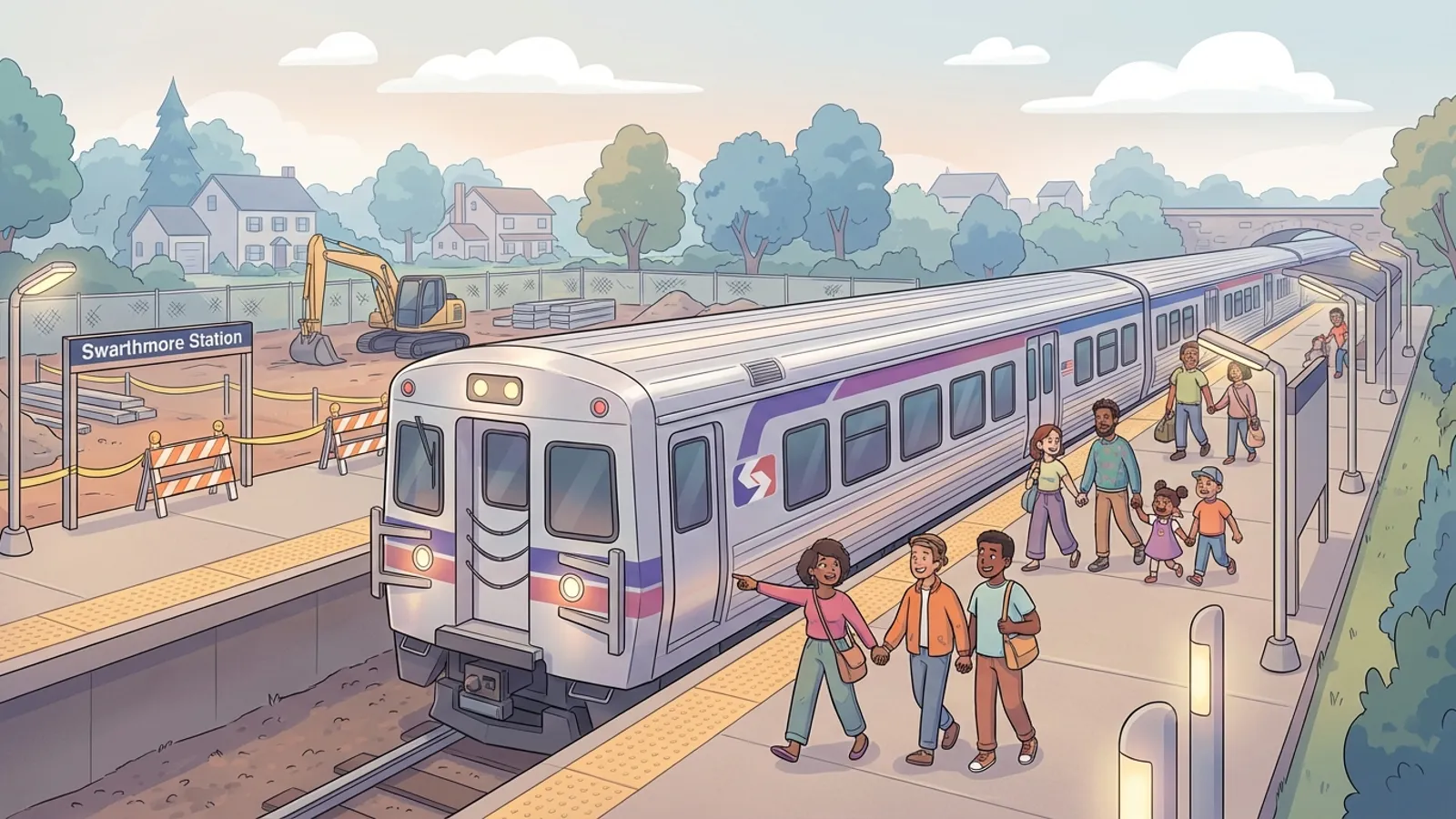 Philadelphia's Swarthmore Station Gets Accessible Upgrade