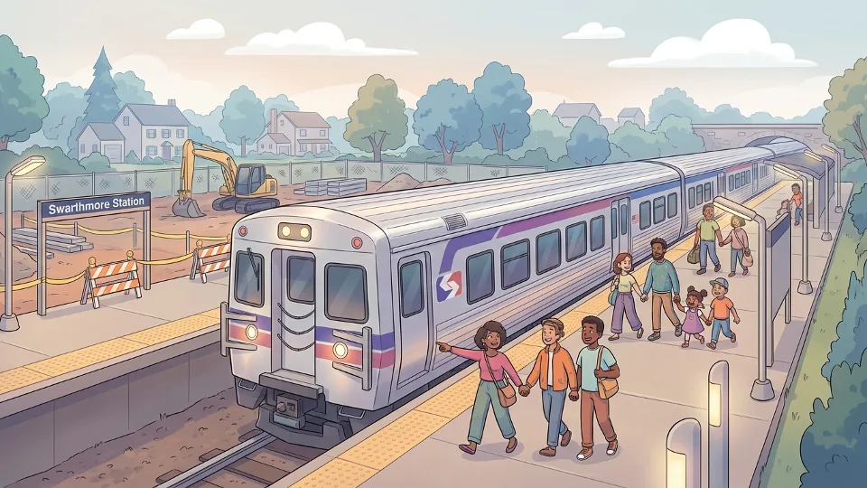 Philadelphia's Swarthmore Station Gets Accessible Upgrade