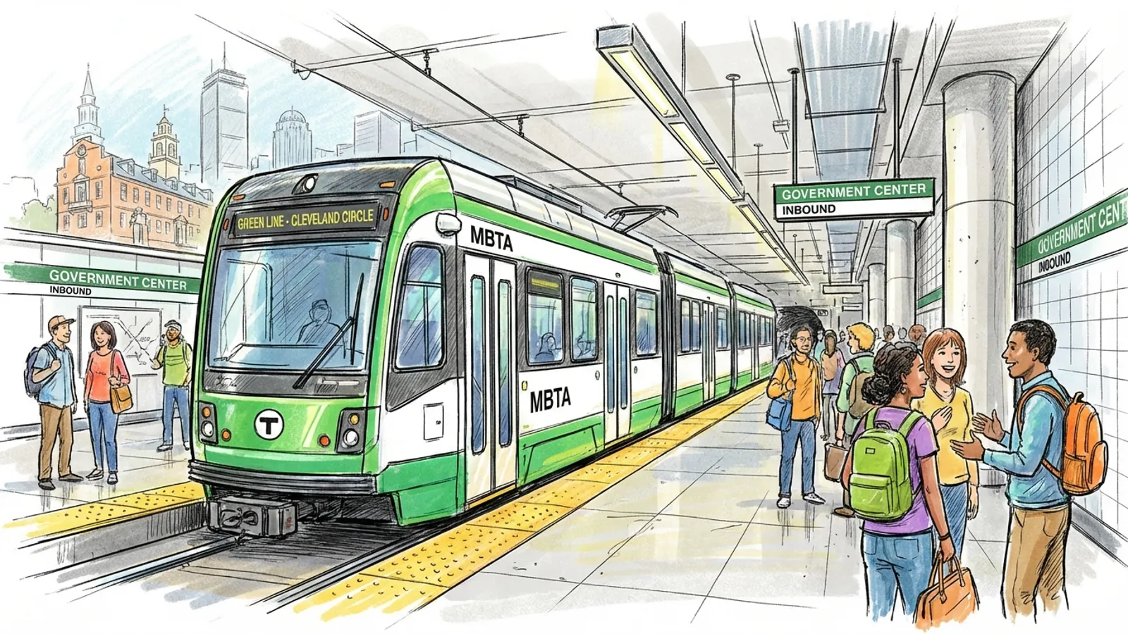 Boston Green Line Upgrades Safety Tech in 10 Days