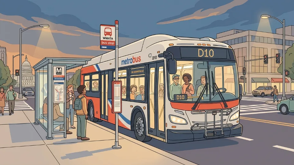 DC D10 Bus Adapts for Kennedy Center Event