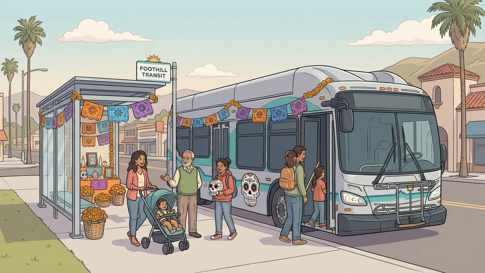 LA Transit Connects Communities for Day of the Dead