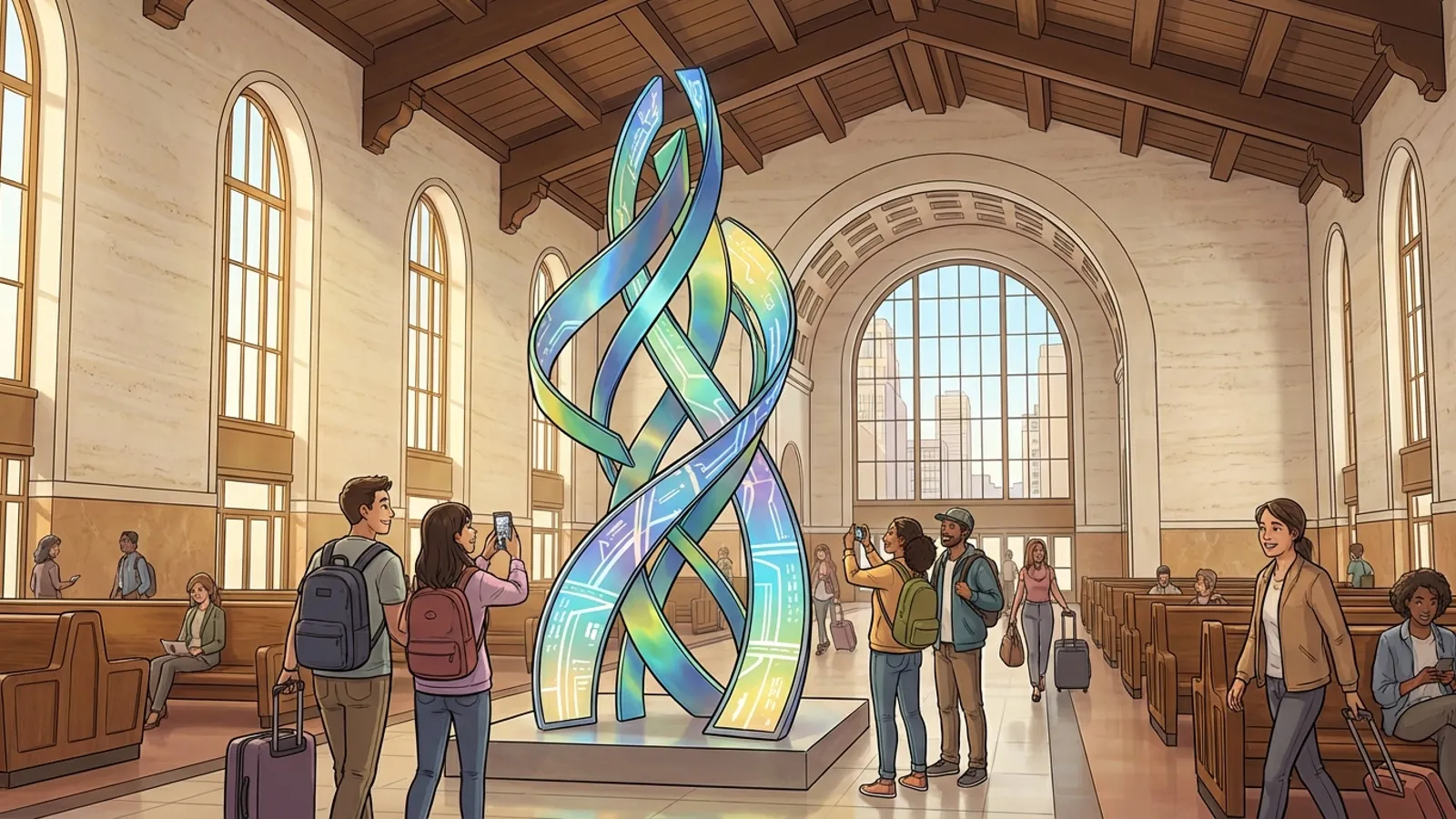 LA Metro Brings Free Art to Union Station Commuters