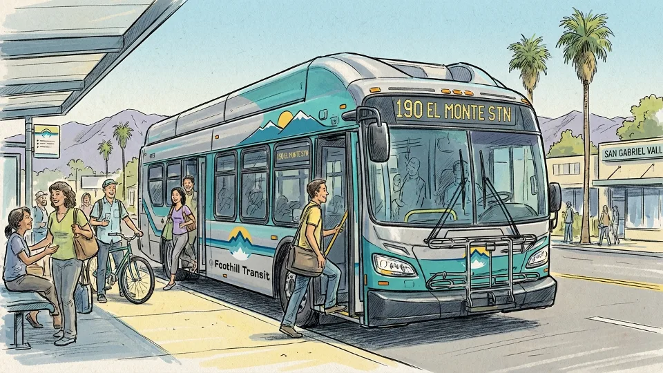 Foothill Transit Keeps LA Rolling on Veterans Day