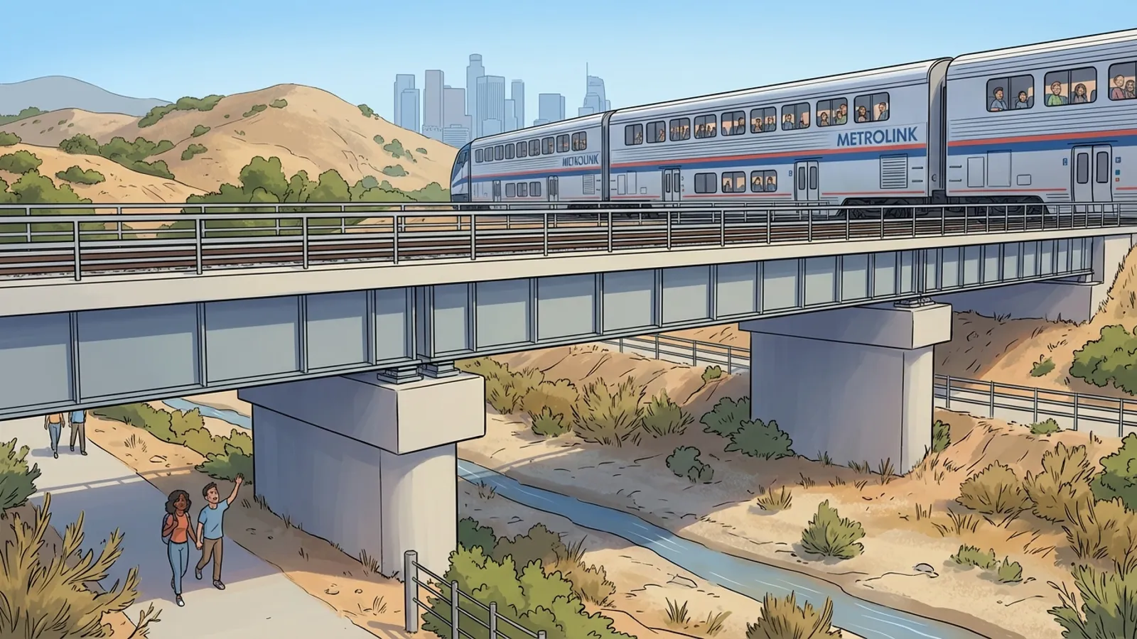 LA's New Rail Bridge Brings Safer, Faster Service
