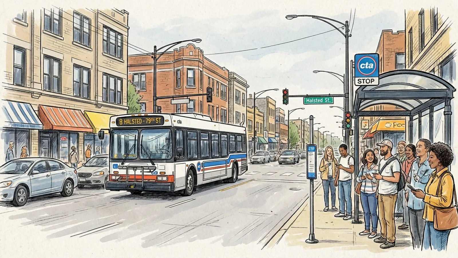 Chicago Route #8 Detours as City Upgrades Infrastructure