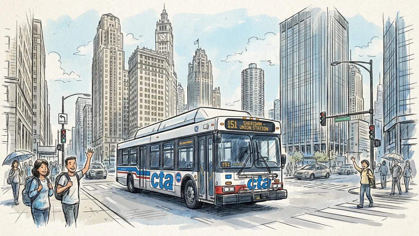 Chicago Route 7 Adapts to Downtown Construction