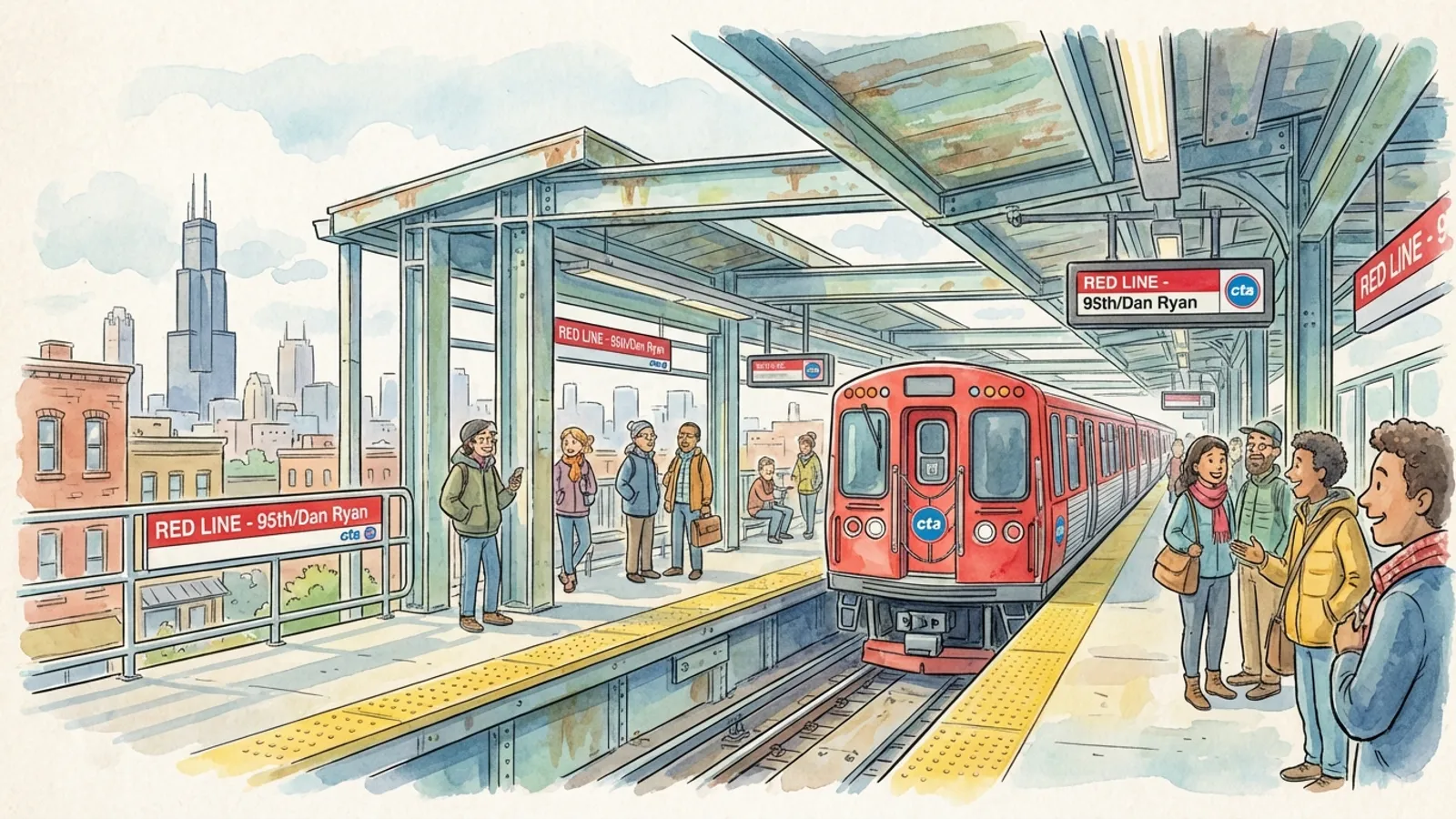 Chicago Red Line Adapts Sheridan Station Boarding