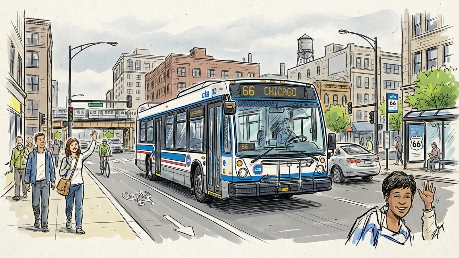 Chicago CTA Adapts Route 125 to Keep Riders Moving