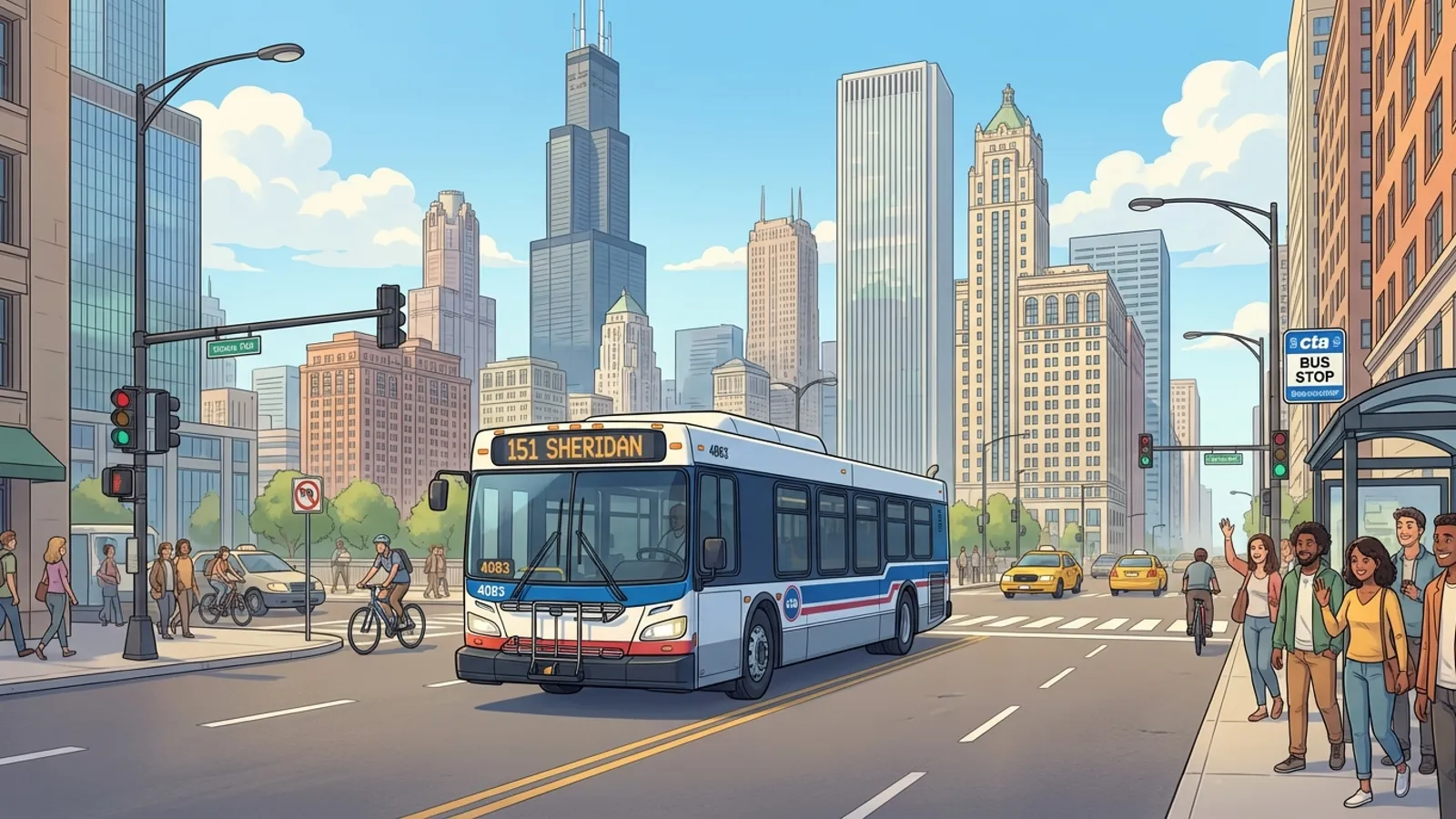 Chicago Route 126 Detours to Keep Riders Moving