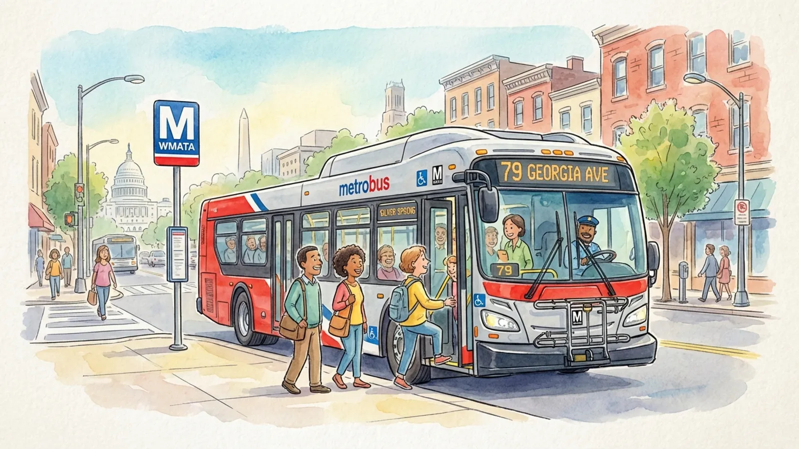 DC-Maryland-Virginia Bus Stop Relocated for Better Service