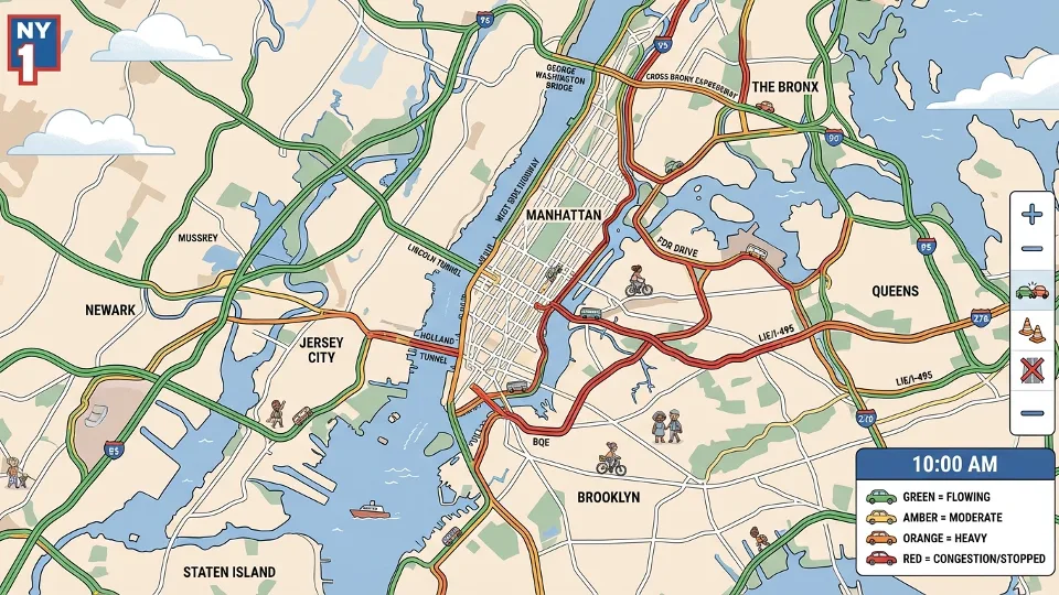 NYC Drivers Get New Real-Time Traffic Tool