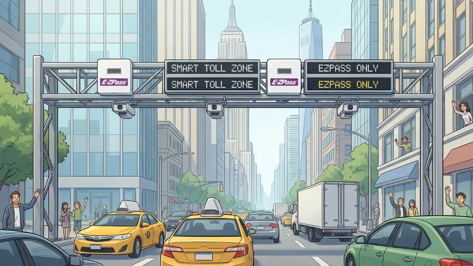 NYC's $9 Toll Aims to Cut Traffic, Fund Transit