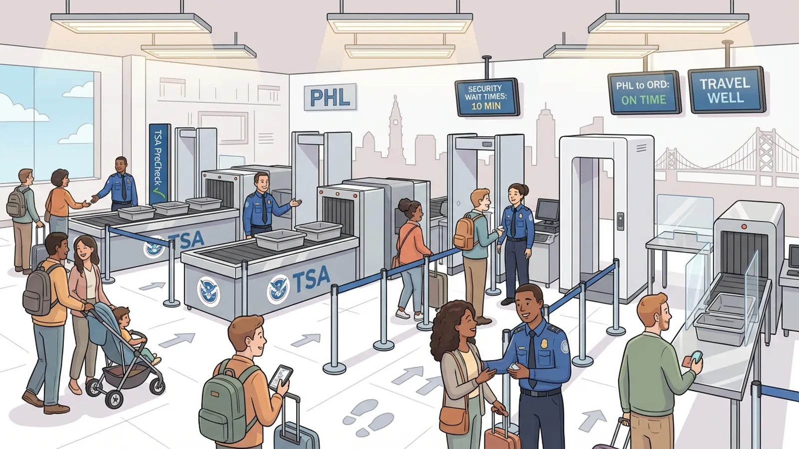 Philadelphia Airport Adapts Security Operations