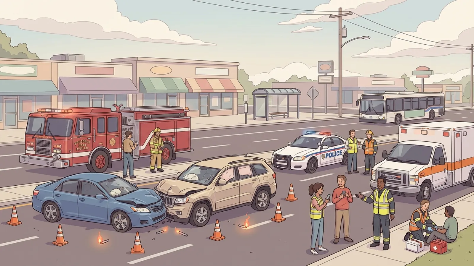 Philadelphia Crash Response Shows Emergency Coordination