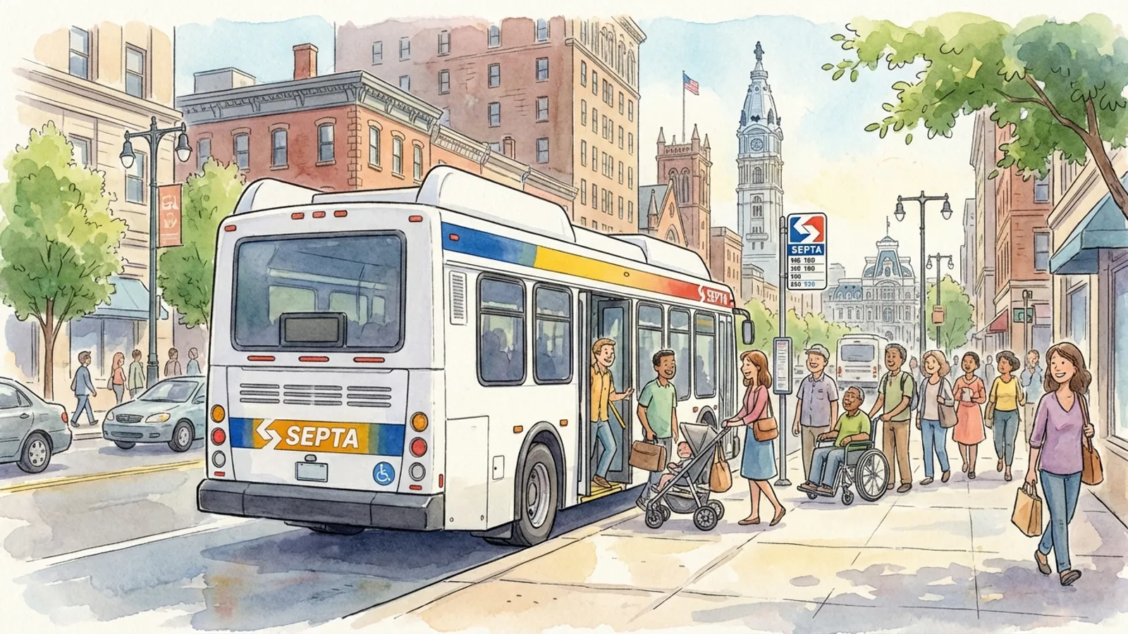Philadelphia SEPTA Delays Buses to Keep Service Running