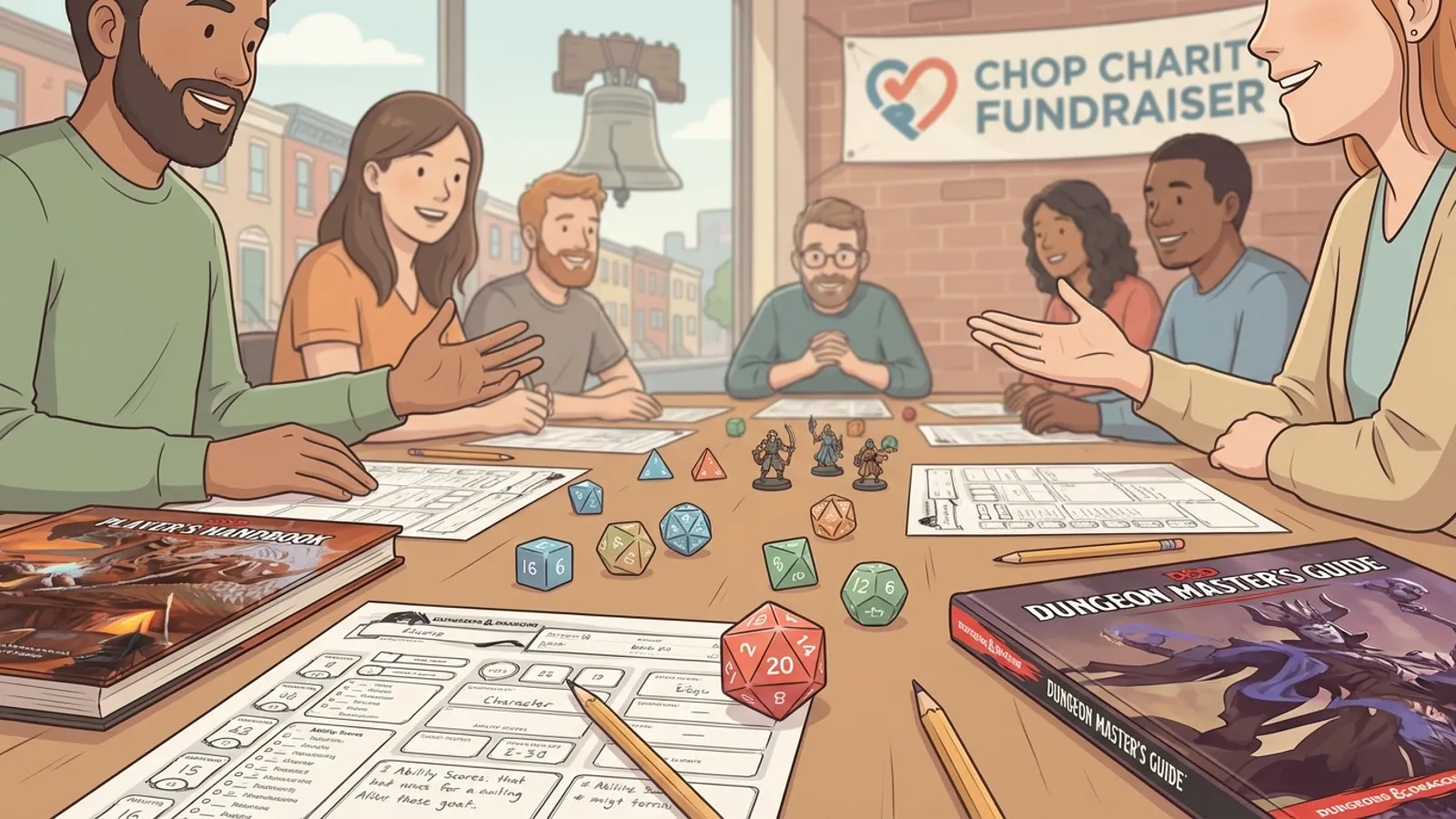 Philadelphia Gamers Turn D&D Into Hope for Kids