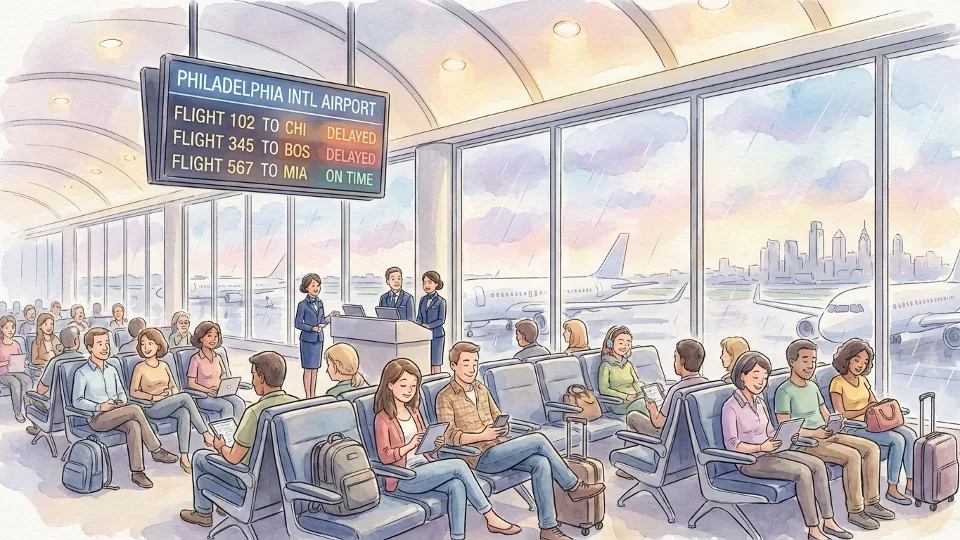 Philadelphia Airport Adapts as FAA Staffing Shifts