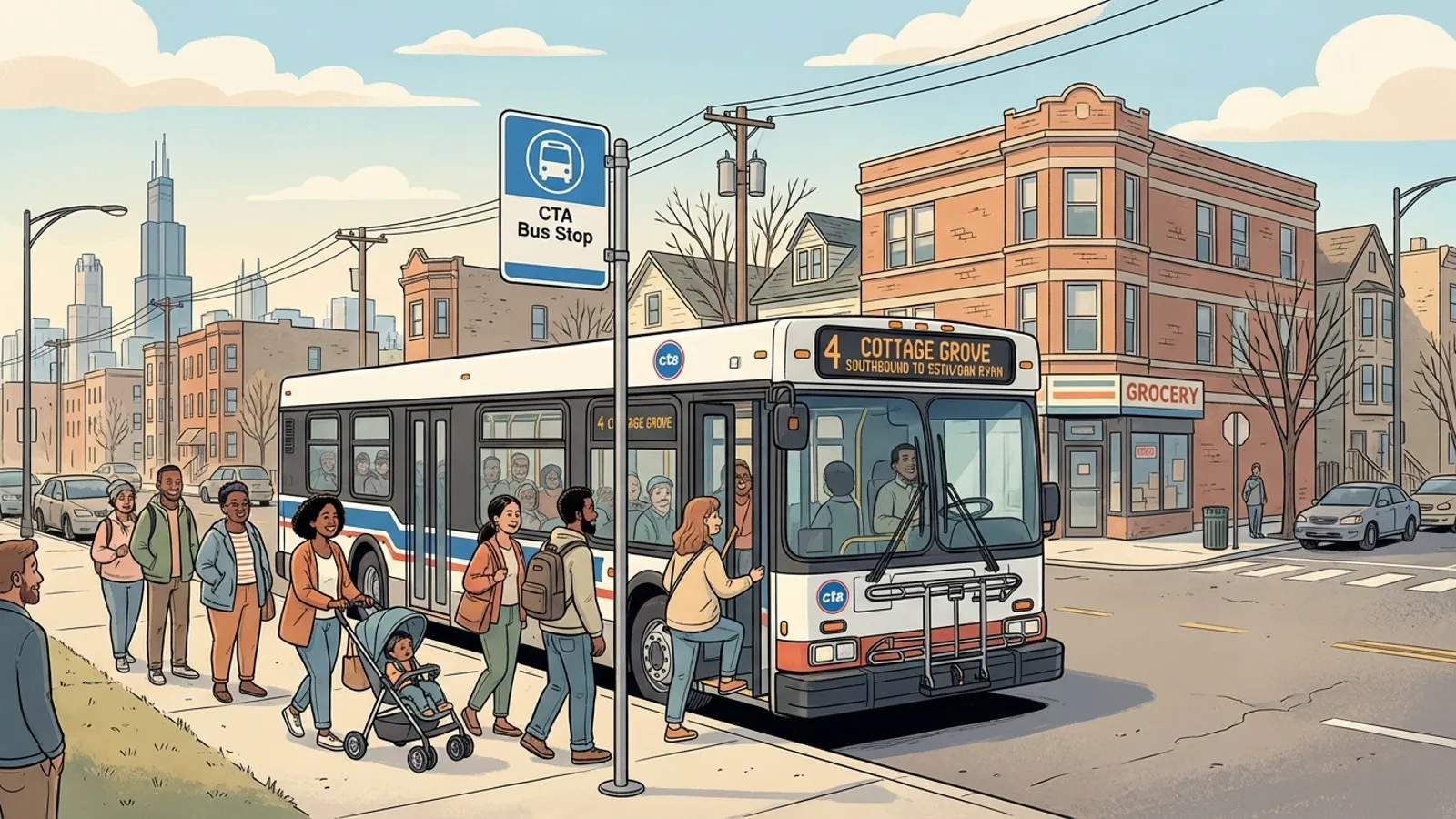 Chicago CTA Route 60 Stop Shifts to Serve Riders
