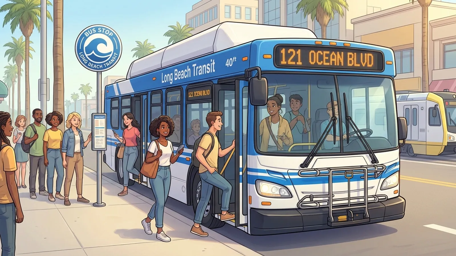 Long Beach Transit Adapts Service During Construction