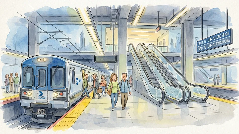 LIRR Launches Escalator Safety Week for NYC Riders