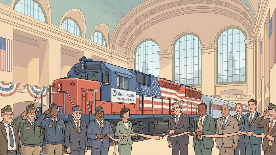 NYC Metro-North Unveils Moving Veterans Tribute