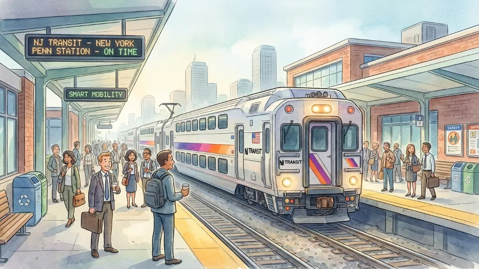 NJ TRANSIT Tests Platform Scanning to Speed Boarding