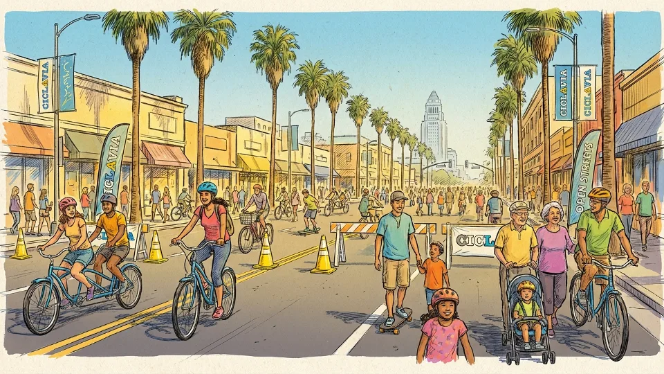LA's CicLAvia Brings Stranger Things to Melrose
