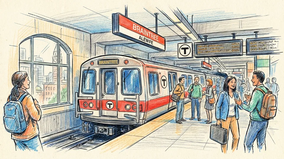 Boston Red Line Recovers After Brief Disruption