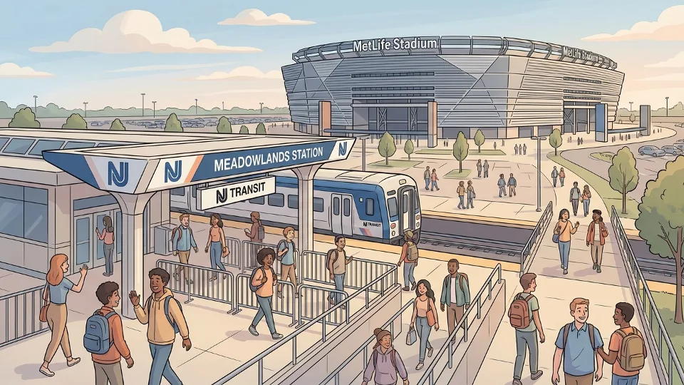 NJ TRANSIT Adds Game Day Trains to MetLife Stadium