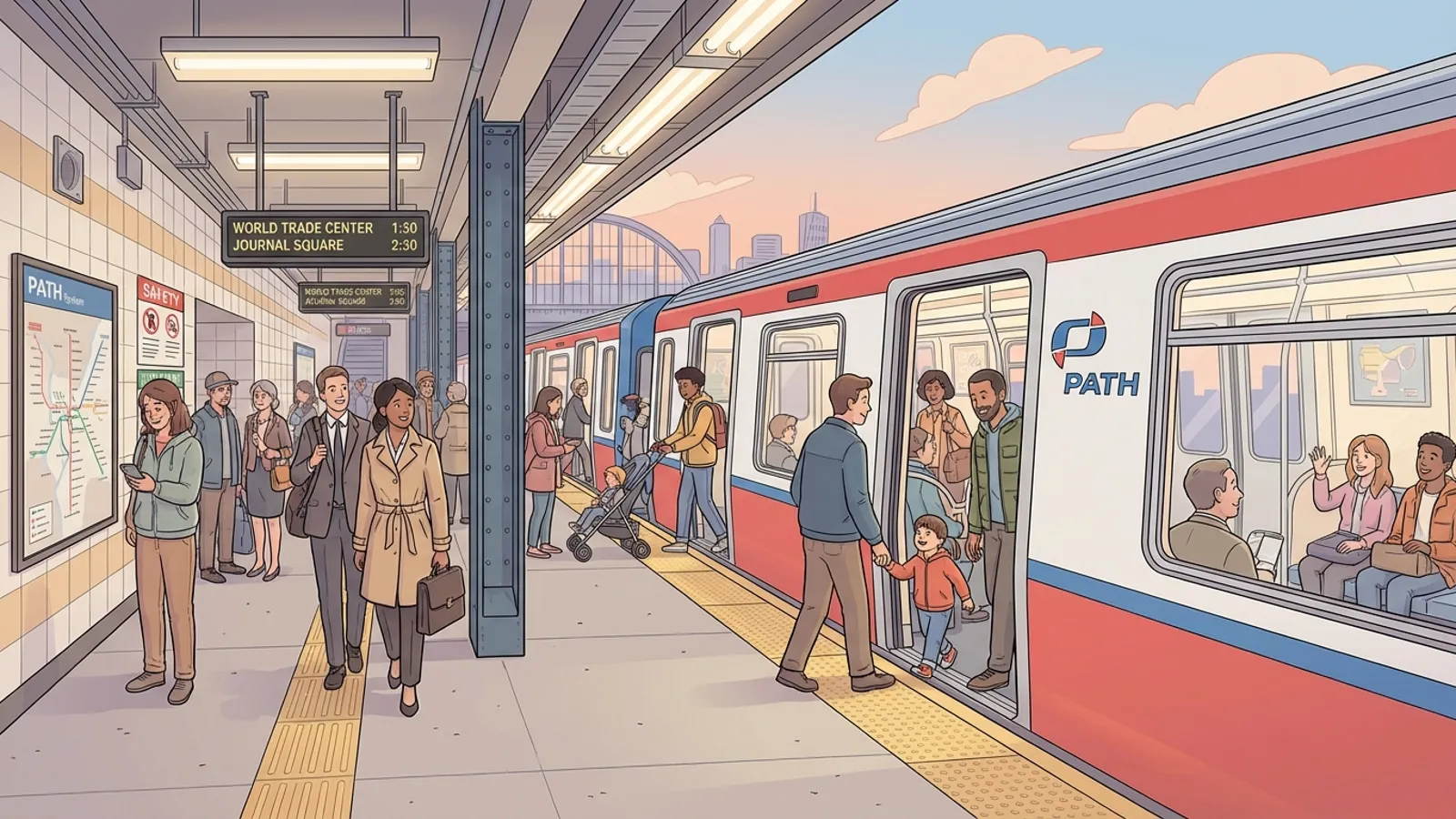 NYC PATH Service Restored After Quick Track Fix