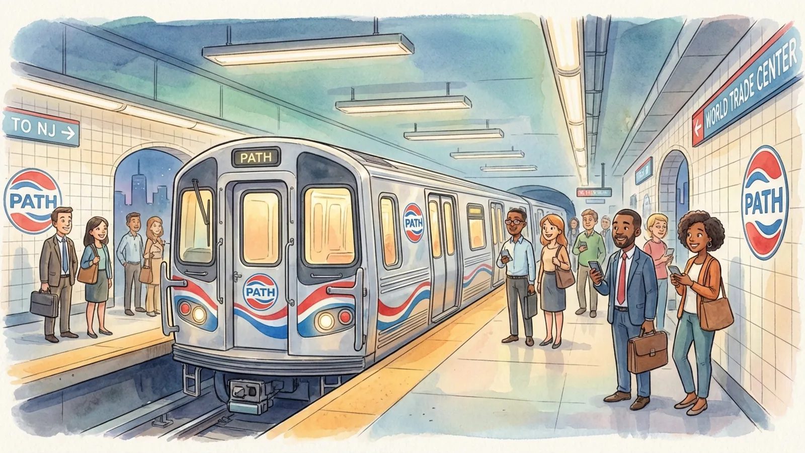 NYC PATH Upgrades Stations With Overnight Work