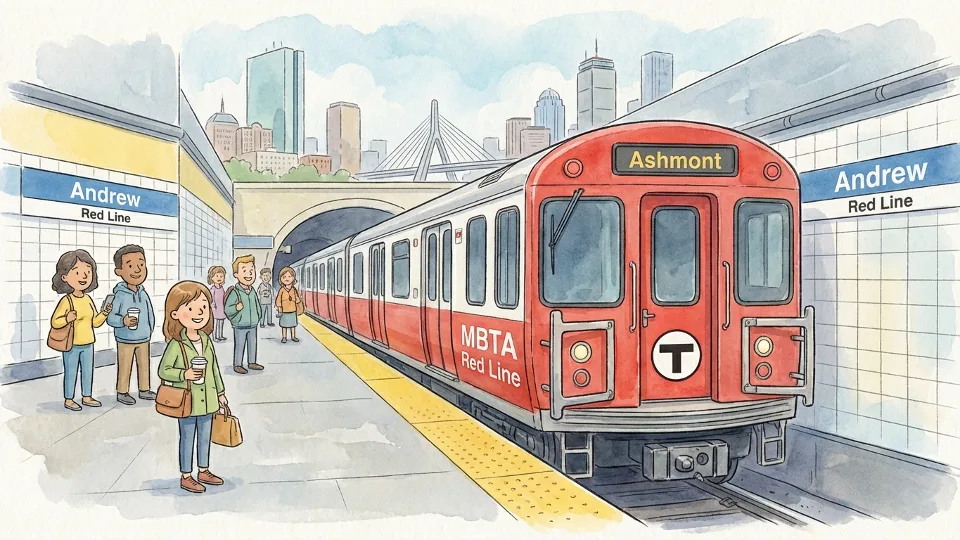 Boston Red Line Restored After Brief Disruption