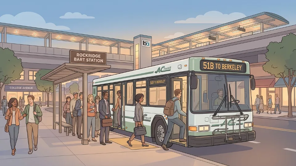 AC Transit Adapts Service on East Bay Line 51B
