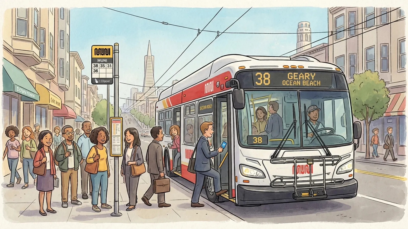 SF Transit Adjusts Routes — Plan Ahead This Week