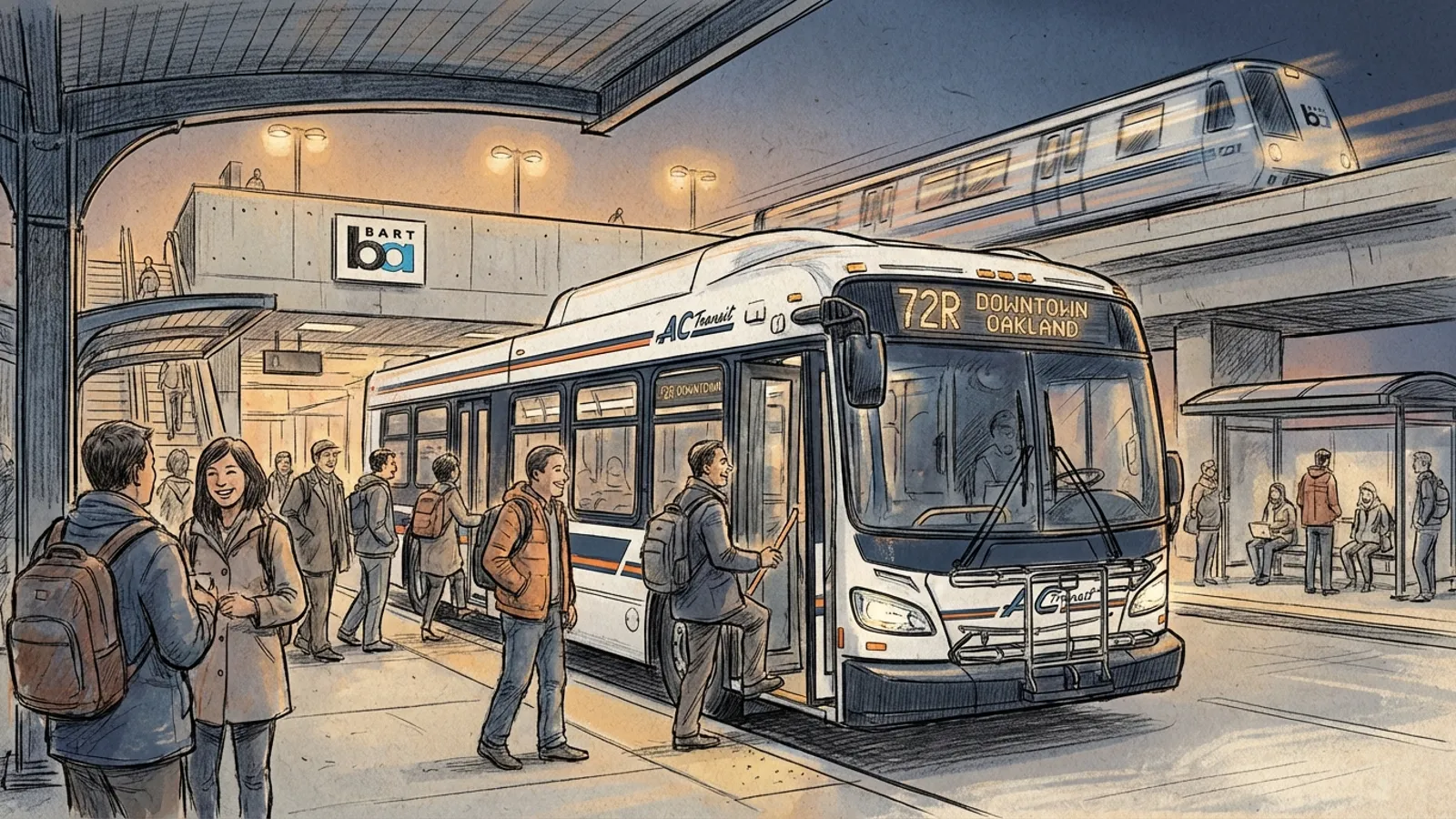 SF Bay AC Transit Adapts to Evening Service Gap