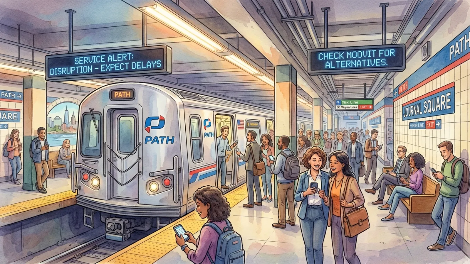 NYC PATH Track Work Aims to Boost System Reliability