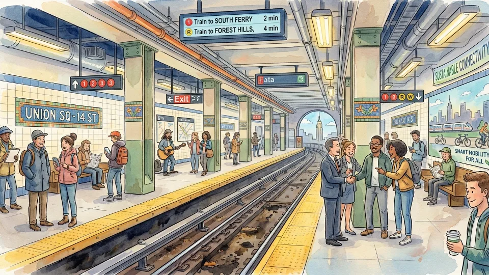 NYC 14th Street Station Adapts With Single-Track Service