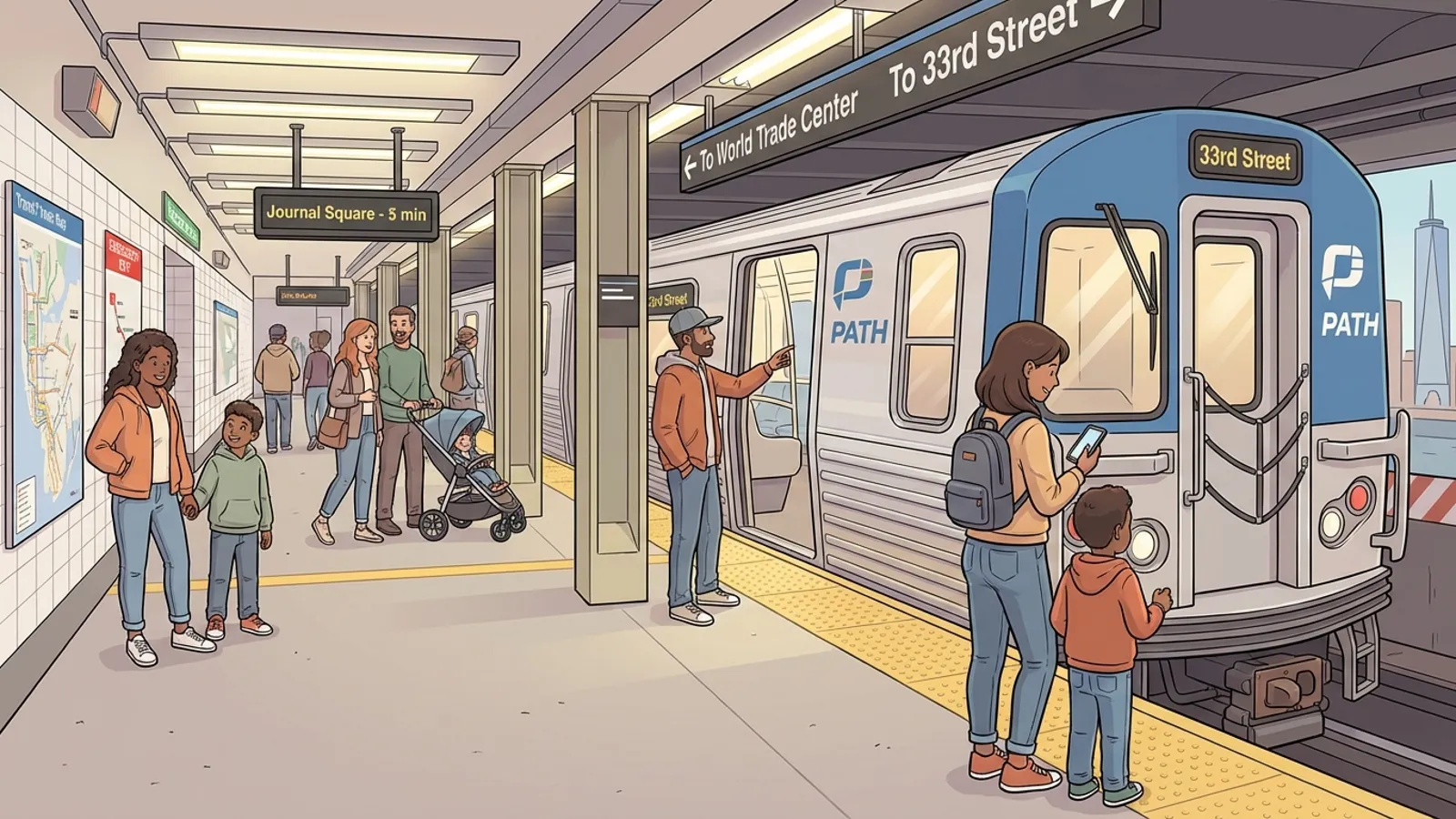 NYC PATH Adapts Weekend Service for Infrastructure Progress