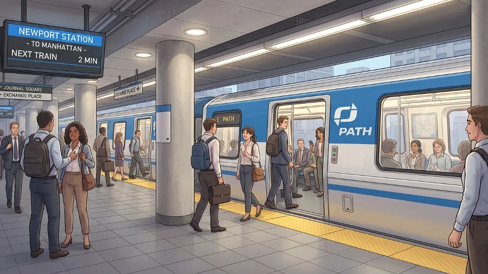 NYC PATH Works to Restore Newport Station Access